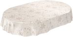 ANRO Tafelkleed Kerst Sneeuwvlokken Beige 200x140cm
