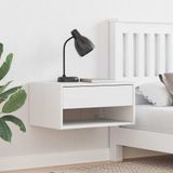 vidaXL - Nachtkastje - Wasbruin - 50 x 32,5 x 24 cm - Massief grenenhout