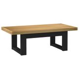 VidaXL Salontafel NOAIN U-vormige poten, 120 x 60 x 40 cm, massief grenen