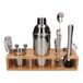 Barman set 20 l met standaard zilveren shaker Cobbler