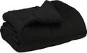 vidaXL Winterdekbed 135 x 220 cm Microvezel Zwart
