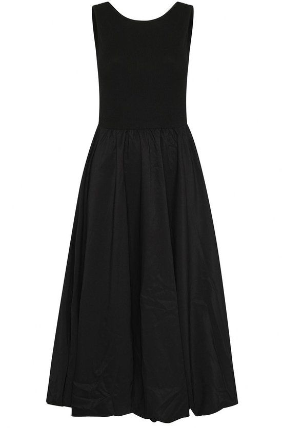 Kaffe Jurk Kakirtsen Dress 10510006 100121 Zwart Dames Maat XL