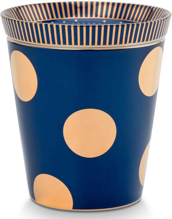 Pip Studio Mug Small without Ear & Tea Tip Dot Delight Blauw