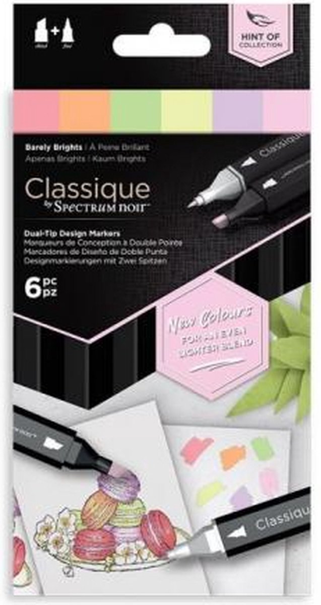 Spectrum Noir Classique 'Hint Of' (6 stuks) - Barely Brights