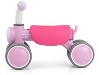 Milly Mally York kinderloopauto roze met LED