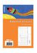 EDIPRO - E5182 - bloc de travail 100 feuilles f.to 22 x 14,8