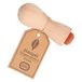 Tampon encreur, bois de hêtre, petite feuille, Ø 2 cm