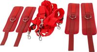 BAD Kitty BED Restraint SET Rood