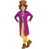 Rubies Officiële Warner Brothers Willy Wonka kinderkostuum, kinderkostuum, maat 5-6 jaar