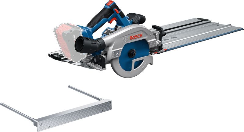 Bosch Professional GKS 18V-57-2 GX - Cirkelzaag - 18V - Exclusief accu - Incl. parallelgeleider, zaagblad & FSN 440 X