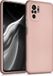 kwmobile telefoonhoesje geschikt voor Xiaomi Redmi Note 10 / Note 10S - Hoesje voor smartphone - Back cover in metallic roségoud