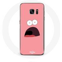 Maniacase Hoesje voor Samsung Galaxy S6 edge Patrick Star Sponge Bob Roze
