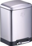Dirt Devil Pedaalemmer 6 Liter - Prullenbak Badkamer - RVS - Zilver