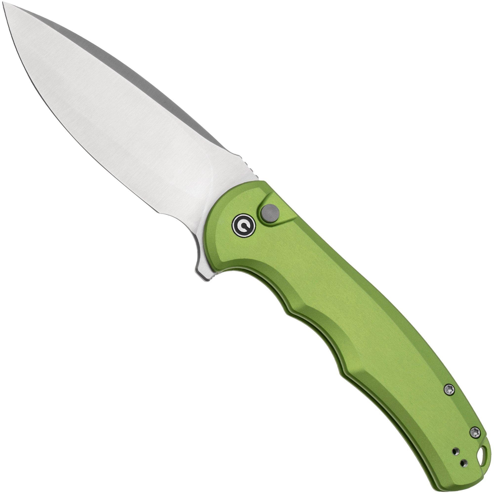 Civivi CIVIVI Button Lock Praxis C18026E-3 Lime Green Aluminum, zakmes