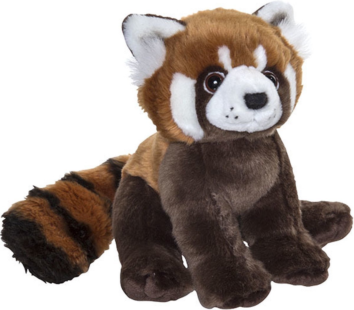 Nature Planet Pluche Rode Panda knuffel van 22 cm - Wilde dieren speelgoed knuffels cadeau