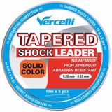 Vercelli tapered shock leader | 0.23mm - 0.62mm | 15x10pcs