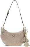 GUESS Katie Convertible Shoulder Bag Creme White crème