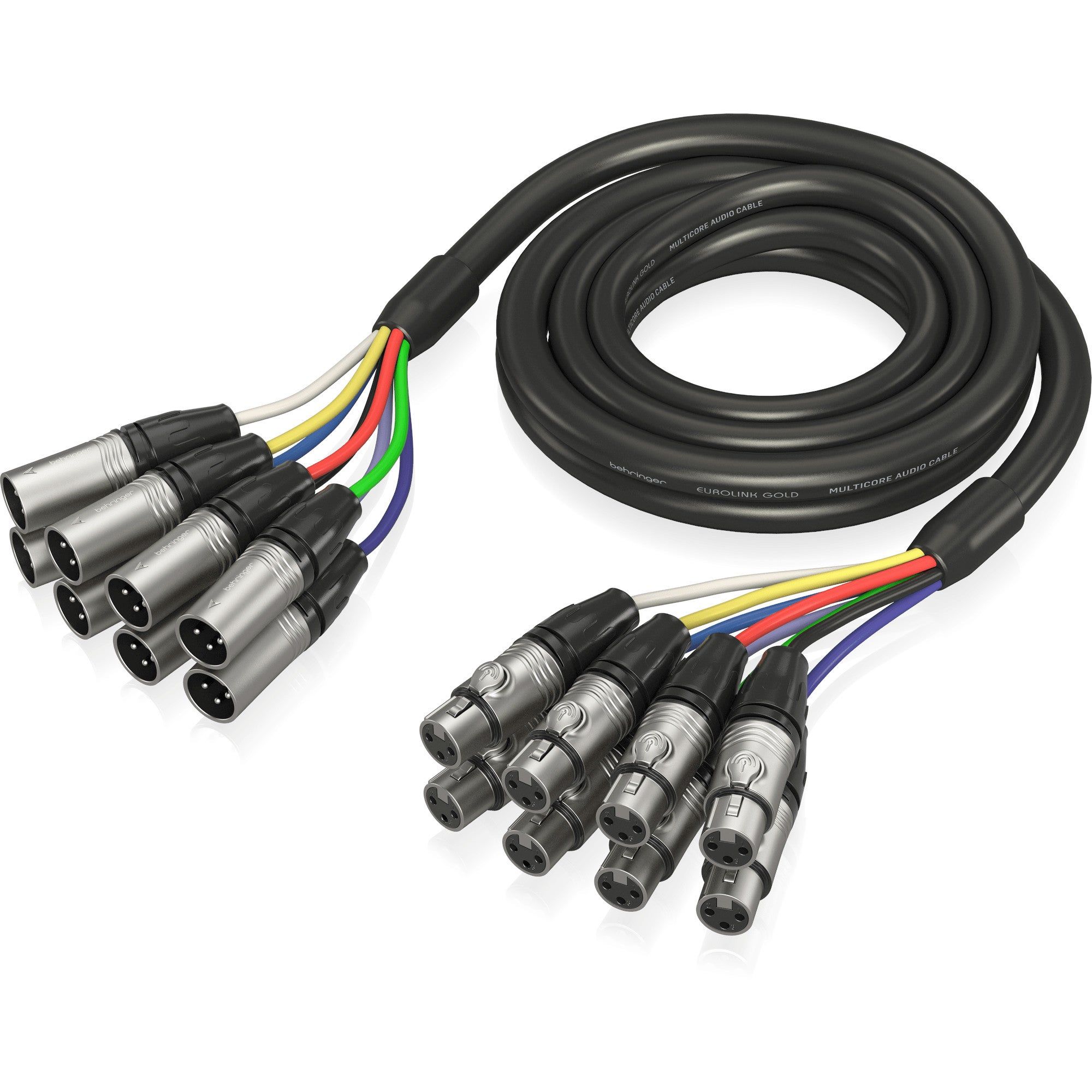 Behringer GMX-300 Eurolink Gold Performance 8-weg XLR-multikabel 3 meter