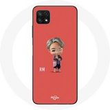 Maniacase Etui voor Samsung Galaxy A22 5G BTS TinyTAN Animation RM
