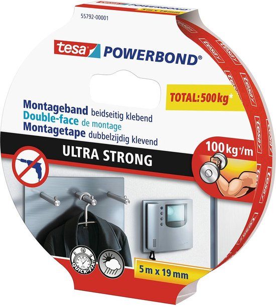 TESA Plakband - 19 mm x 5 m - 1 stuk(s) - Overig