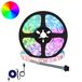 VidaXL Led-strip 2 st zwart en transparant koper en kunststof