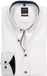 OLYMP Level 5 body fit overhemd - wit (blauw contrast) - Strijkvriendelijk - Boordmaat: 38