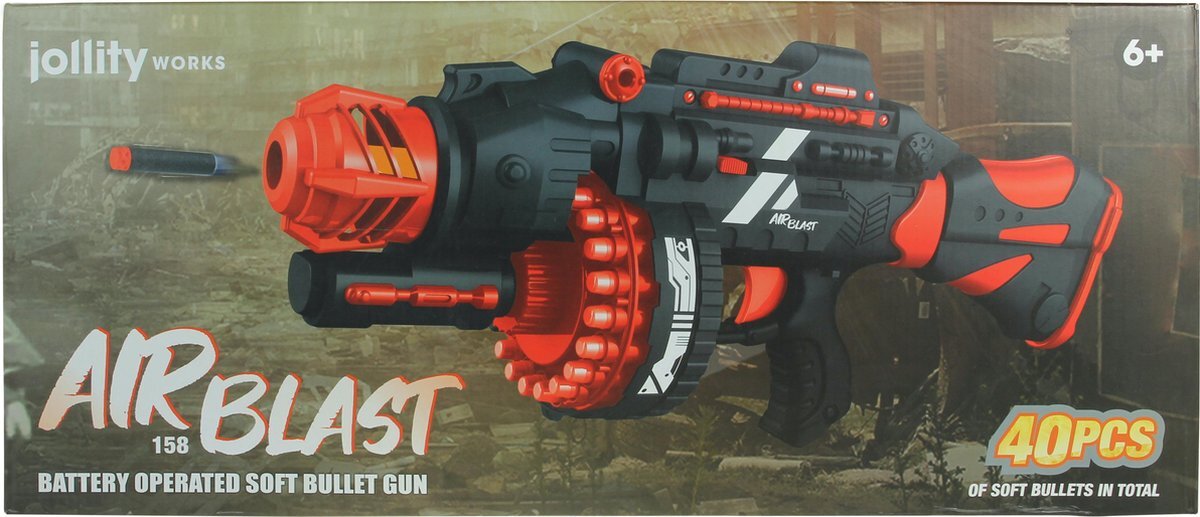 Jollity Works AirBlast Electric Machine Gun