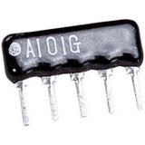 415979 Réseau de résistances 220 Ω Radial filaire SIP-4+1 0.125 W 1 pièce(s)