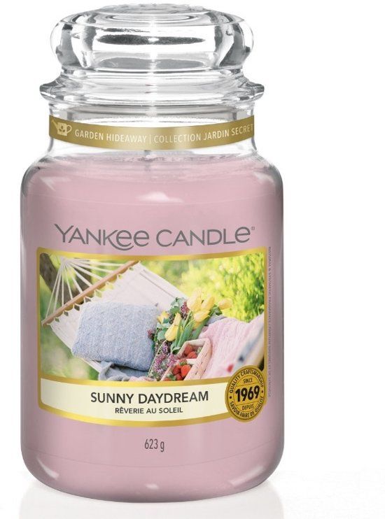 Yankee Candle Sunny Daydream - Large Jar - Roze - 623ml