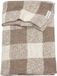 Meyco Baby Block Wiegdeken - Dark Taupe - 75x100cm - 1.0 TOG