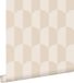 ESTAhome behang art deco bogen beige en zandkleurig - 53 cm x 10.05 m - 139985