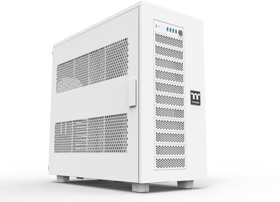 Thermaltake AX700 Super Tower - PC Case - Behuizing - Zijkant Geperforeerd - Stoffilters - Wit
