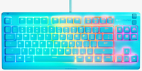 SteelSeries Apex 3 TKL - Aqua - RGB Gaming Keyboard - US QWERTY - IP32 Water Resistant