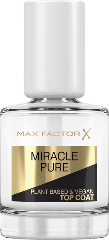 Max Factor Miracle Pure Vegan Nagellak Top Coat - 001 - 12ml
