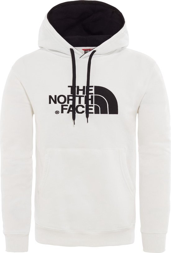 The North Face Drew Peak PLV Hoodie Trui - Heren - TNF White/TNF Black