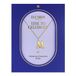 Lucardi Dames Stalen goldplated ketting letter M