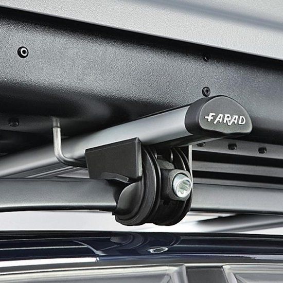 Farad Sime 2 Dakdragers - 120cm - Open Dakrail - Aluminium