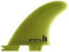 FCS Ii Carver Neo Glass S Quad Rear Fi Vin Geel SM