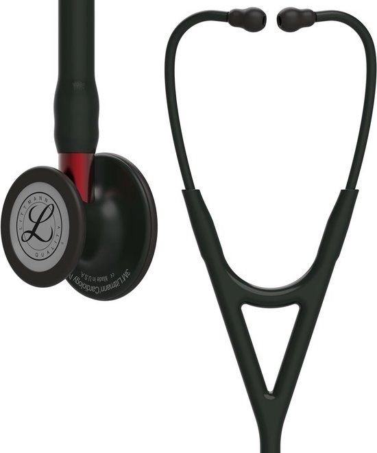 3M Littmann Cardiology IV Stethoscoop, Zwart, 6200