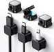 Unyqoos® Set van 6 magnetische kabelhouders