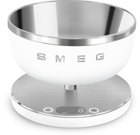 SMEG KSC01WHMWW Digitale Keukenweegschaal - Mat Wit - RVS - Met afneembare kom