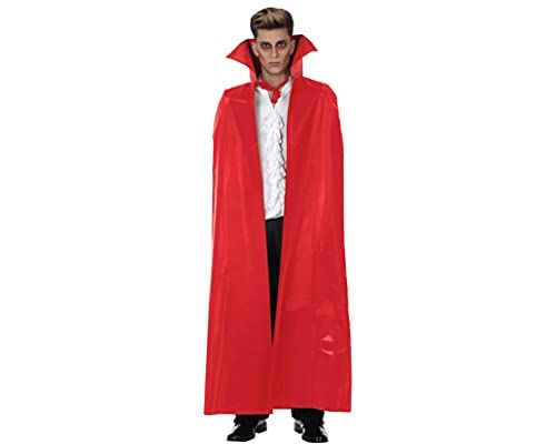 Atosa 42528 Cape Vampir Deko Set, Unisex – volwassenen, rood