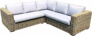 AVH-Collectie Serva set d'angle lounge 3 pièces rotin naturel