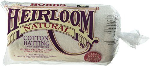 Hobbs Queen Heirloom Cotton Scrim - White - 229 x 274 x 1 cm