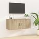 Prolenta Maison Exclusive - TV-meubel voor aan de muur, Sonoma-eikenhout, 100x34,5x40 cm