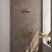 Brauer Copper Edition thermostatische inbouw regendouche met drukknoppen SET 50