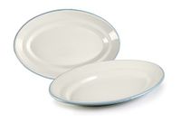 Ibili 921025 Ovaal Plateau Versalles 25 cm, Porselein, Wit
