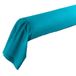 Douceur d'Interieur Pillowcase for Neck Roll, Plain, 57 Thread Count, with Bourdon Stitch, Color Outre Mer