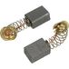 Makita 2x Balais De Charbon Pour Moteur 6 X 9 X 12mm Compatible Avec 6834, 6835d, 6836, 6837, 6842, 6844, 6950, 6951 Outil Électrique