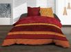 Dekbedovertrek 240 x 260 + 2 kussenslopen – puur katoen, 57 draden/cm², rood (jade)
